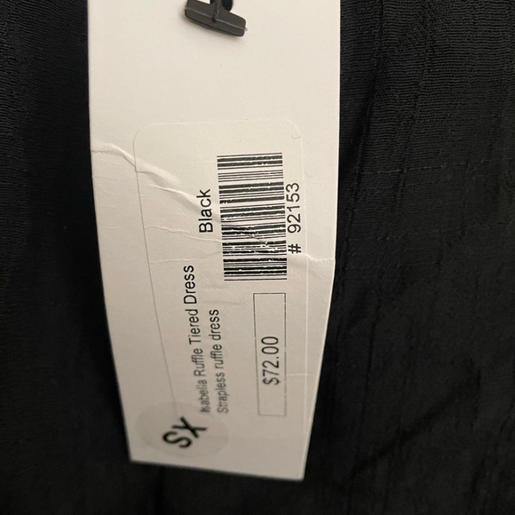 NWT Aakaa Flouncy Strapless Maxi Dress - Picture 7 of 8